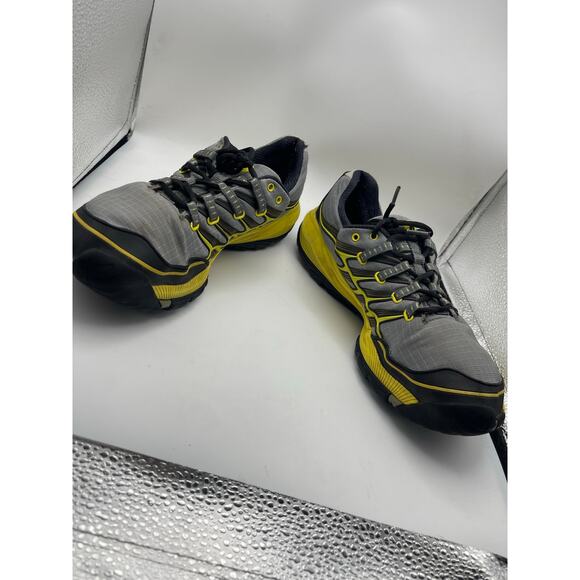 Merrell All Out Rush Trail training running shoe grey yellow black Sz 9 Men’s - Picture 2 of 7